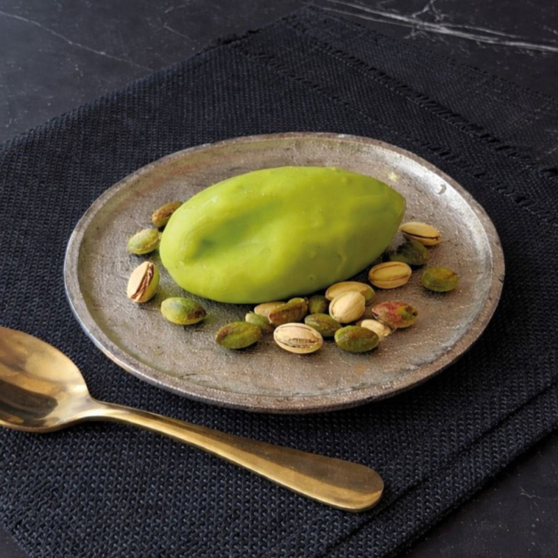 Moule silicone trompe-l'œil pistache individuel