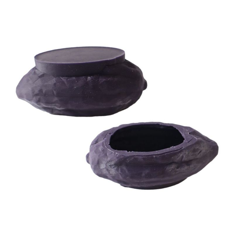 Moule silicone trompe-l'œil cabosse de cacao individuel
