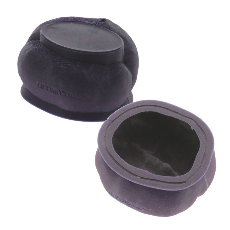 Moule silicone trompe-l'œil grain de café / cacahuète décortiquée individuel