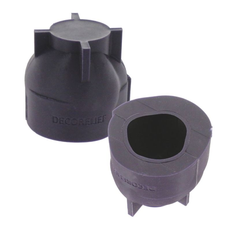 Moule silicone trompe-l'œil pêche / abricot individuel