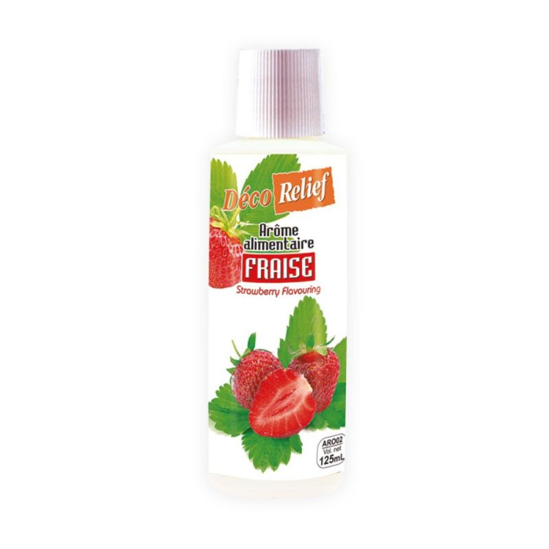 Arôme alimentaire liquide fraise - 120 ml