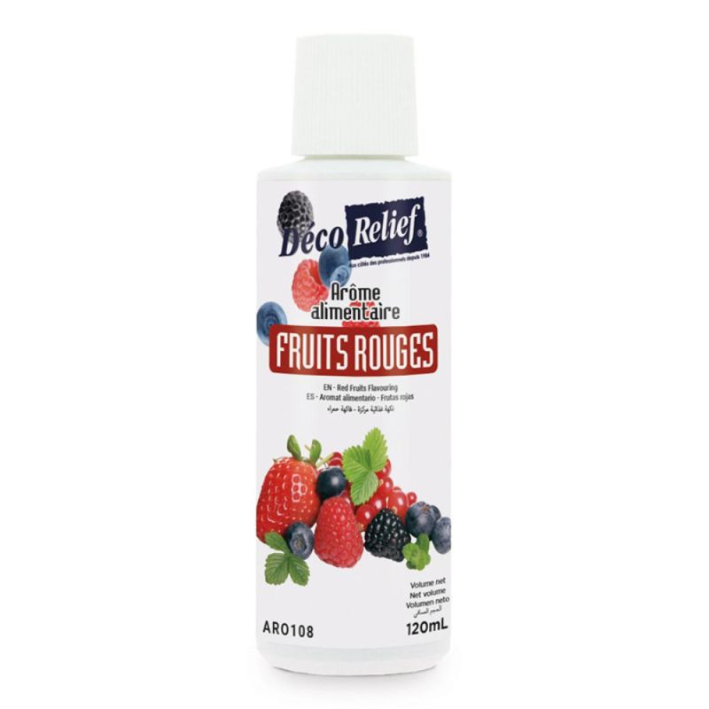 Arôme alimentaire liquide fruits rouges - 120 ml