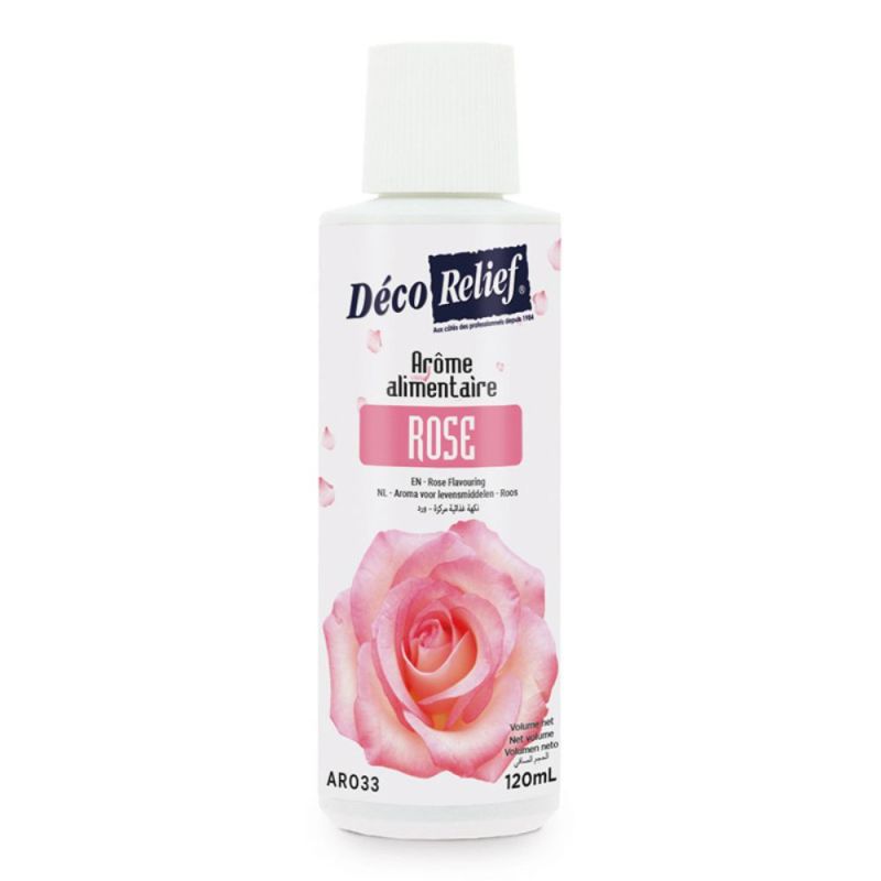 Arôme alimentaire liquide rose - 120 ml