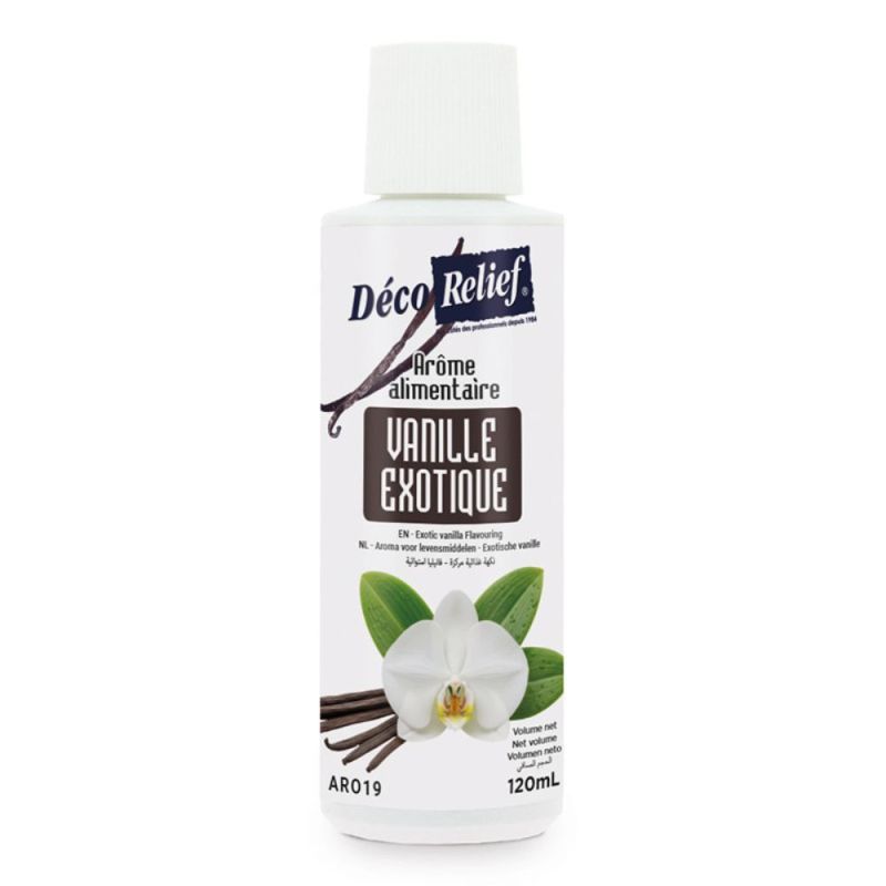 Arôme alimentaire liquide vanille exotique - 120 ml