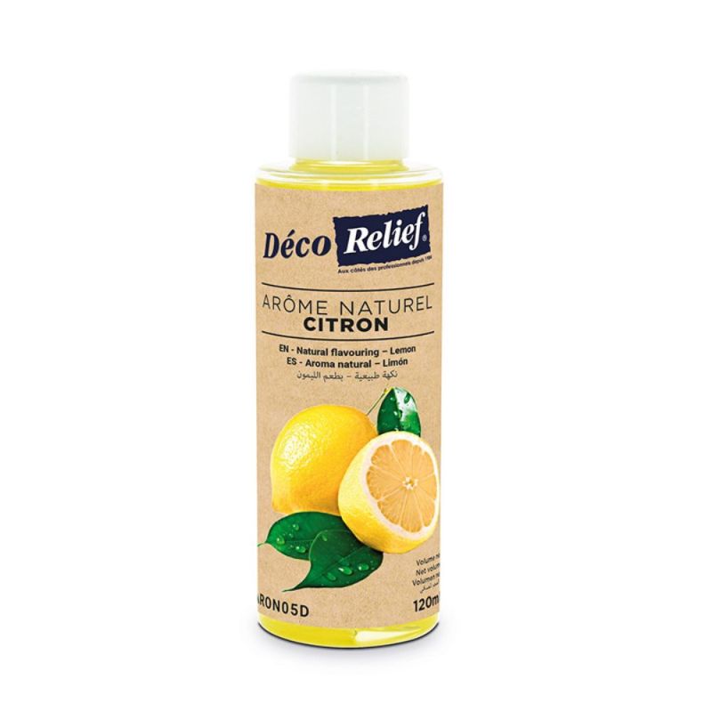 Arôme alimentaire naturel citron - 120 ml