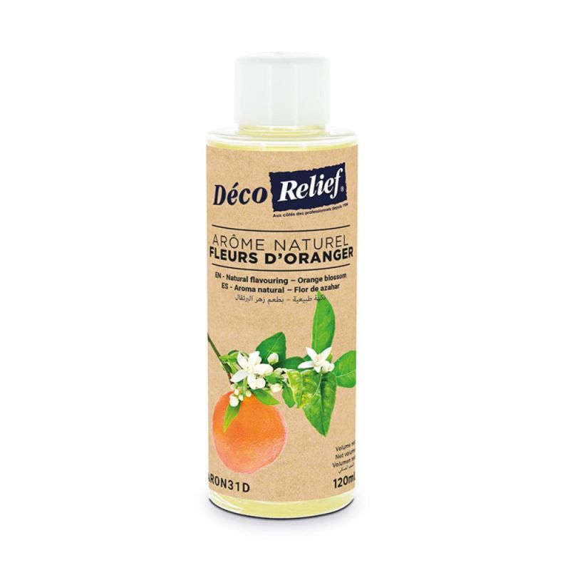 Arôme alimentaire naturel fleur d'oranger - 120 ml