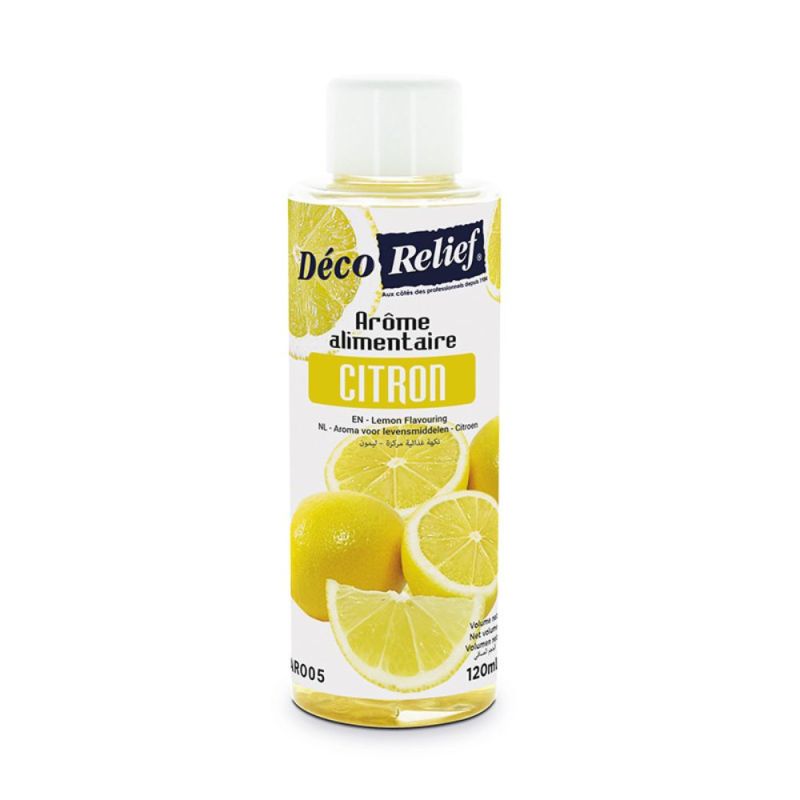 Arôme alimentaire liquide citron - 120 ml