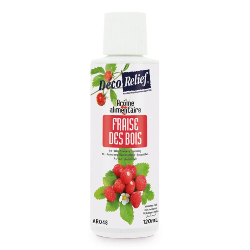 Arôme alimentaire liquide fraise des bois - 120 ml