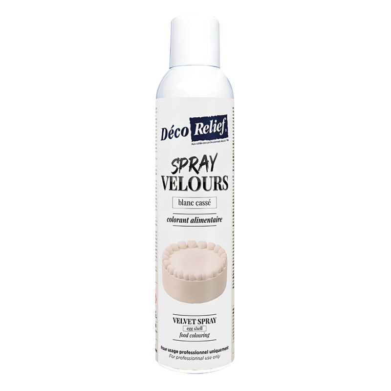 Spray velours beurre de cacao blanc cassé - 300 ml