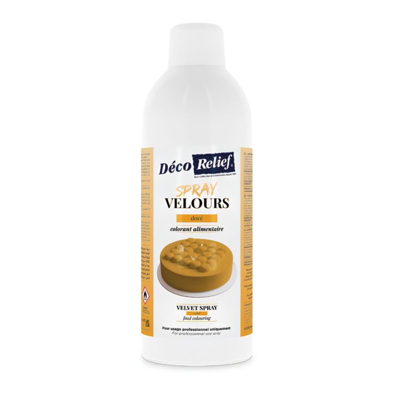 Spray velours beurre de cacao doré - 400 ml