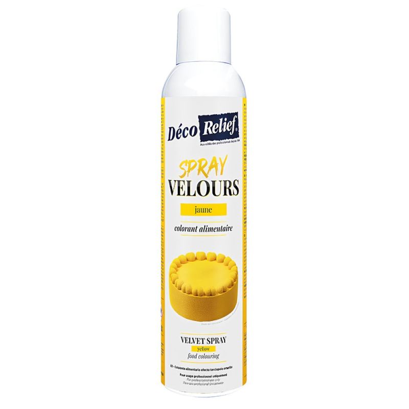 Spray velours beurre de cacao jaune - 300 ml