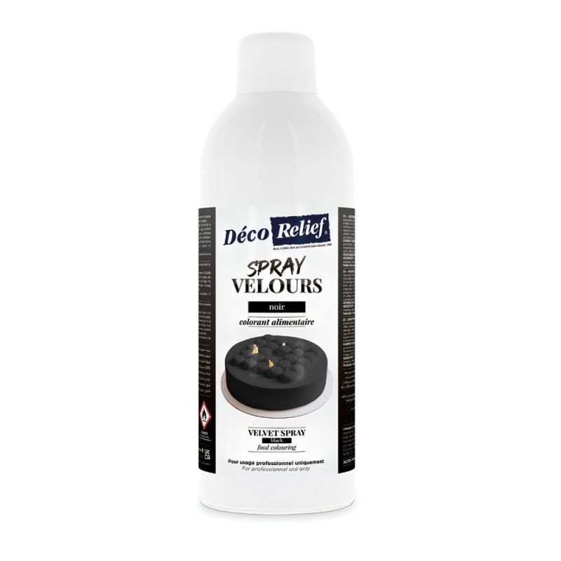 Spray velours beurre de cacao noir - 400 ml