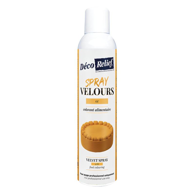 Spray velours beurre de cacao or - 300 ml