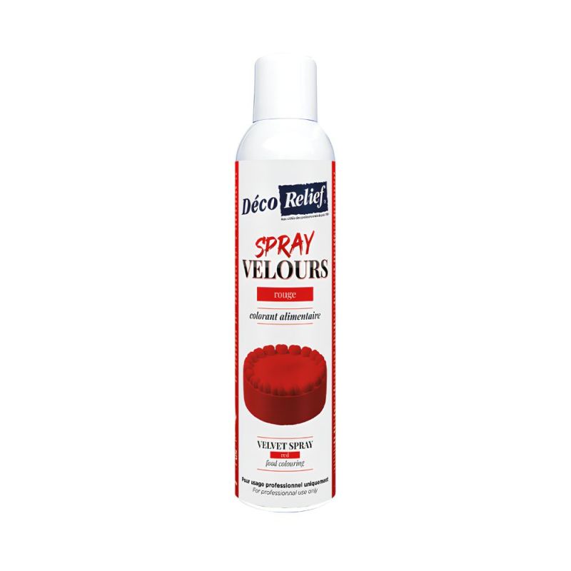Spray velours beurre de cacao rouge - 300 ml