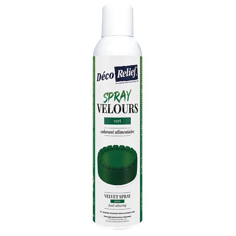 Spray velours beurre de cacao vert - 300 ml