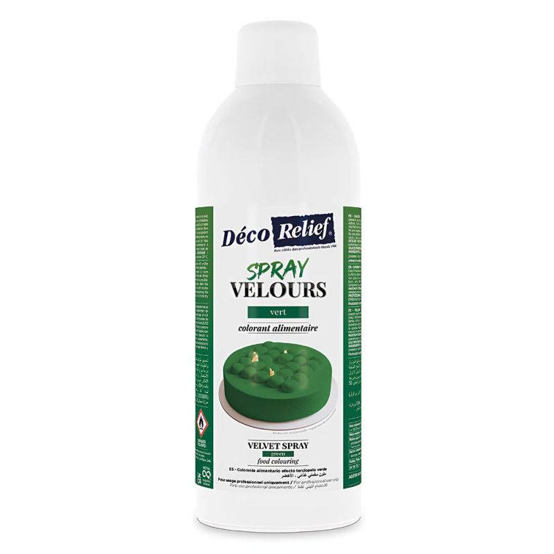 Spray velours beurre de cacao vert - 400 ml