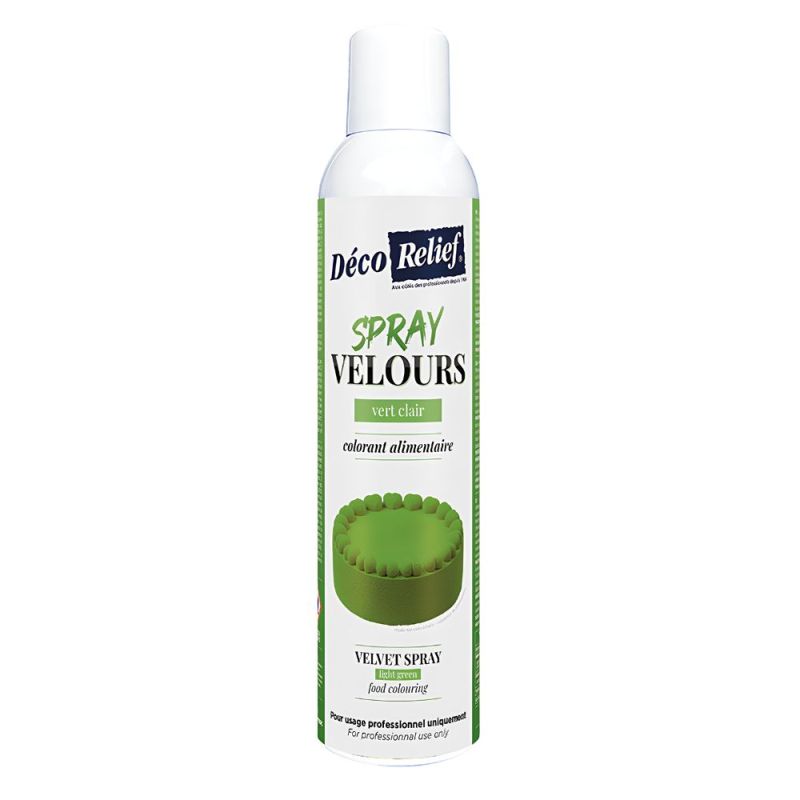 Spray velours beurre de cacao vert clair - 300 ml