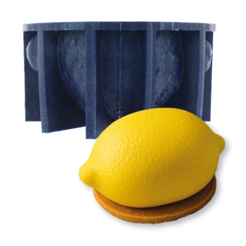 Moule silicone trompe-l'œil citron XXL - 825 ml