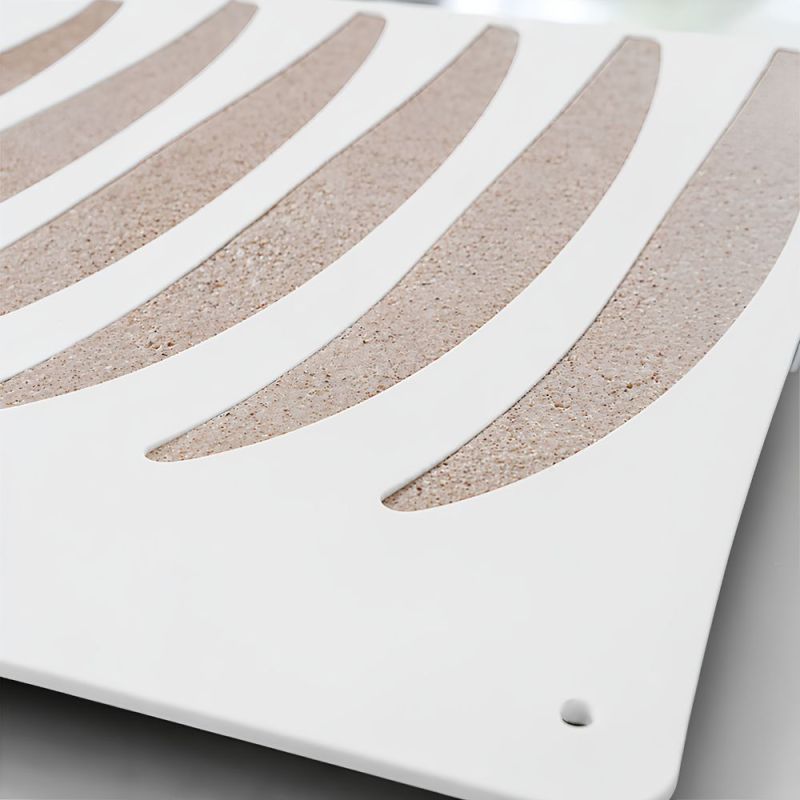 Moule silicone plaque trompe-l'œil vanille