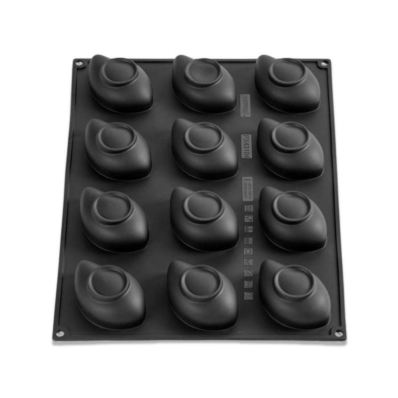 Moule silicone Pavoflex mangue trompe-l'œil Cédric Grolet