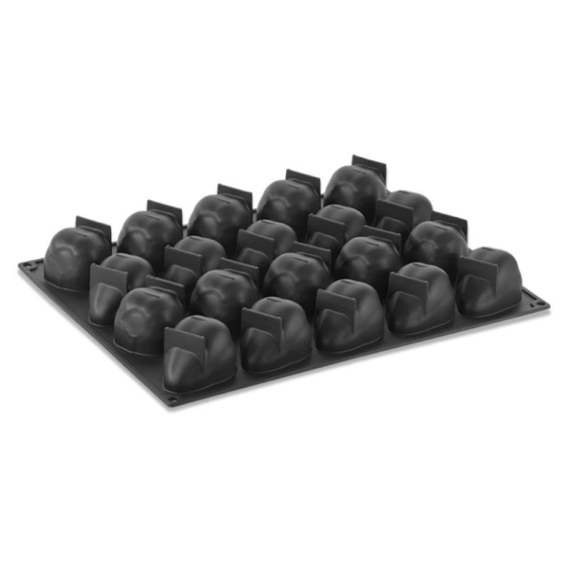 Moule silicone Pavoflex fraise trompe-l'œil