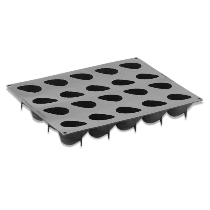 Moule silicone Pavoflex fraise trompe-l'œil