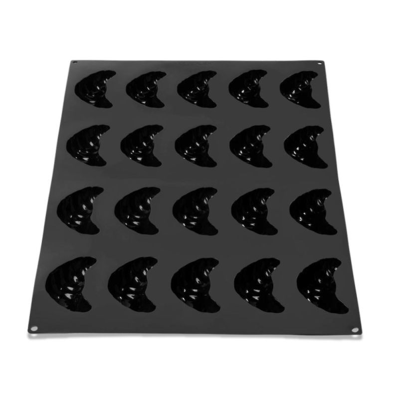 Moule silicone Pavoflex croissant trompe-l'œil individuel