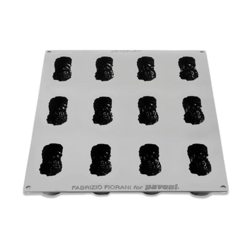 Moule silicone Pavoflex cacahuète trompe-l'œil Fabrizio Fiorani