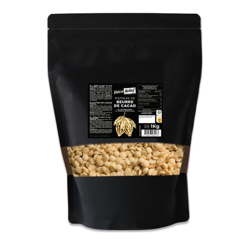 Beurre de cacao en pistoles - 1 kg