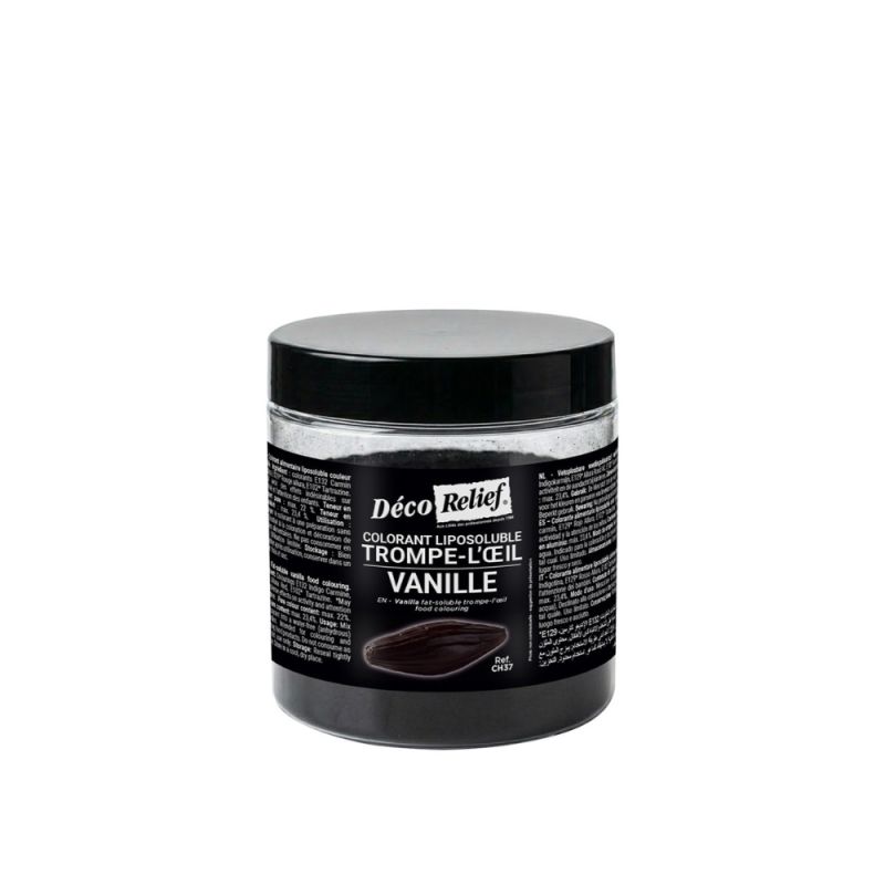 Colorant alimentaire liposoluble vanille pour trompe-l'œil - 100 g