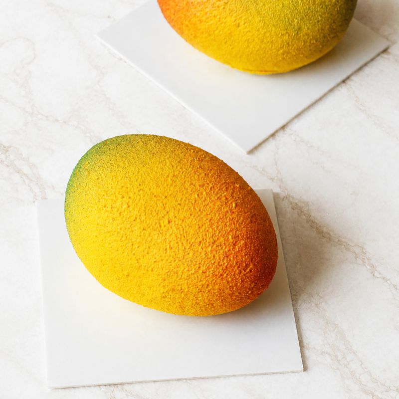 Moule silicone trompe-l'œil mangue individuel