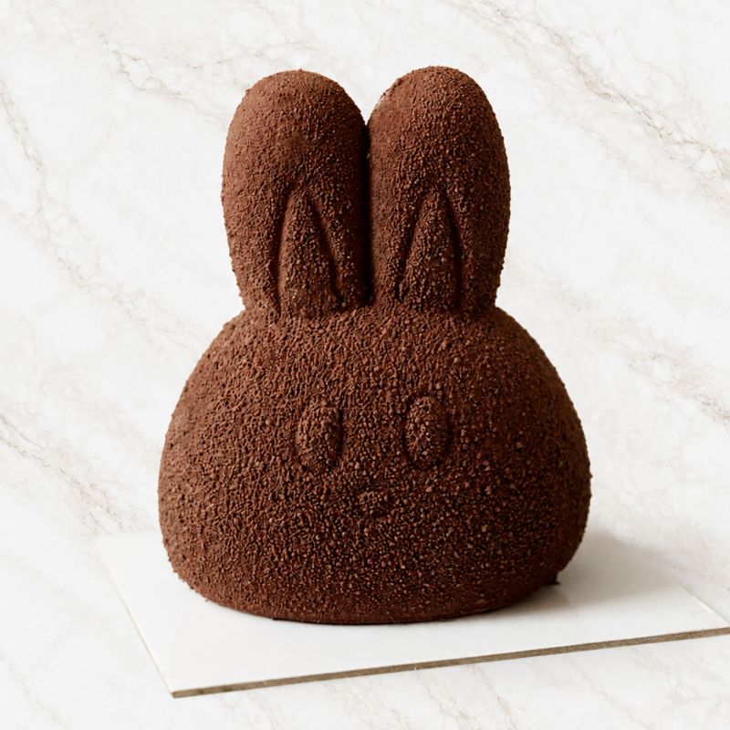 Moule silicone trompe-l'œil lapin individuel
