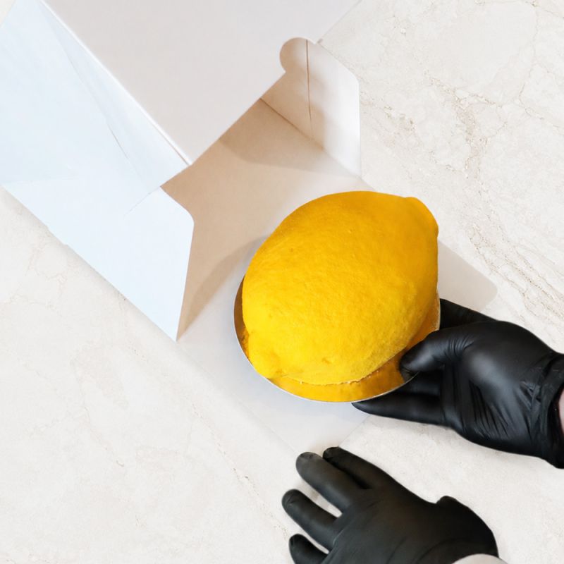Moule silicone trompe-l'œil citron XXL - 825 ml