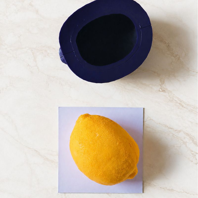 Moule silicone trompe-l'œil citron individuel