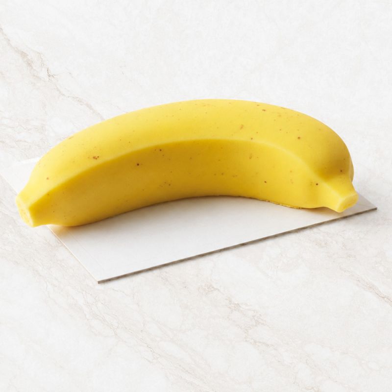 Moule silicone trompe-l'œil banane individuel