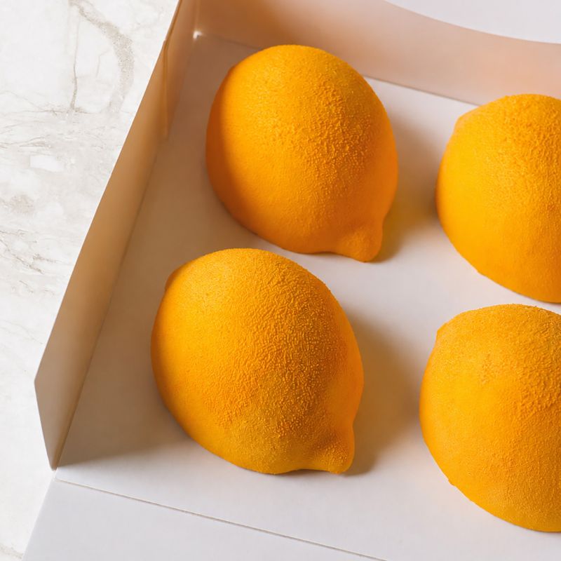 Moule silicone plaque trompe-l'œil citron