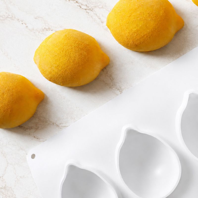 Moule silicone plaque trompe-l'œil citron