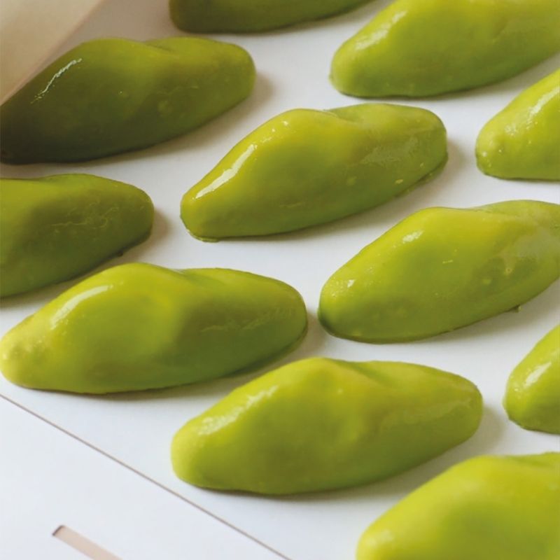 Moule silicone plaque mini trompe-l'œil pistache