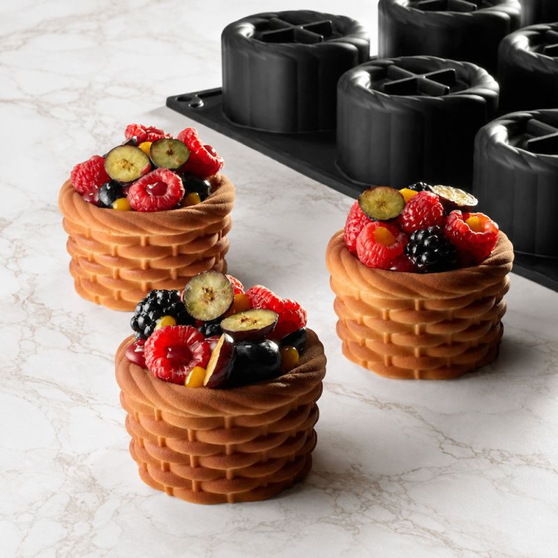 Moule silicone Pavoflex panier individuel