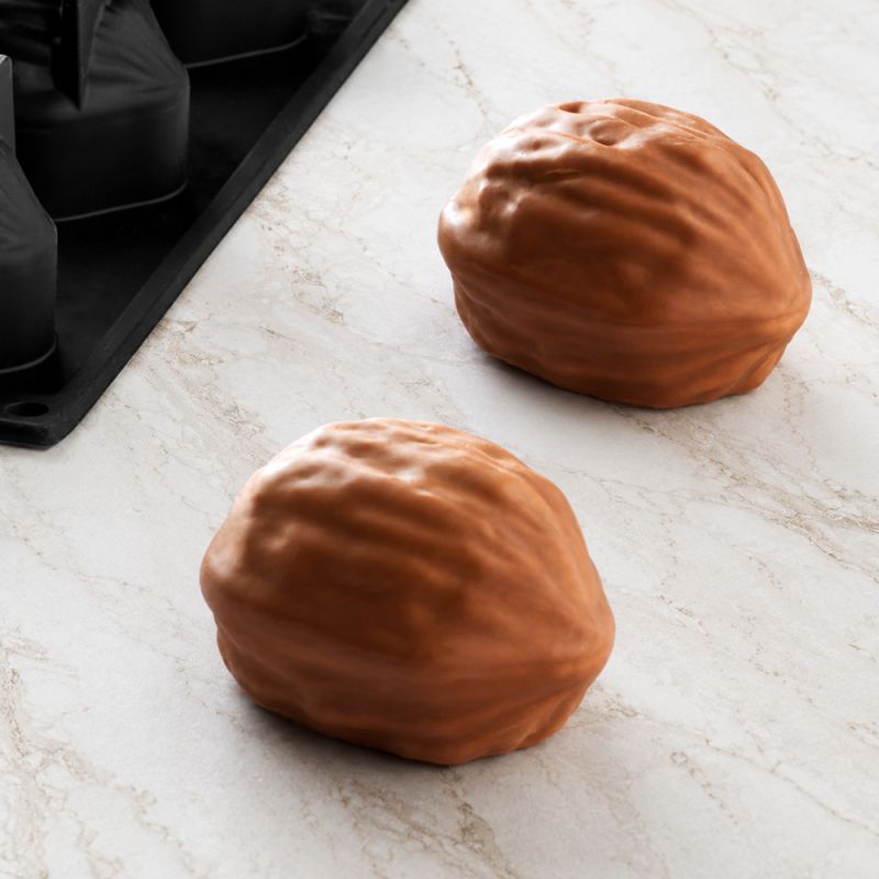 Moule silicone Pavoflex noix trompe-l'œil Fabrizio Fiorani