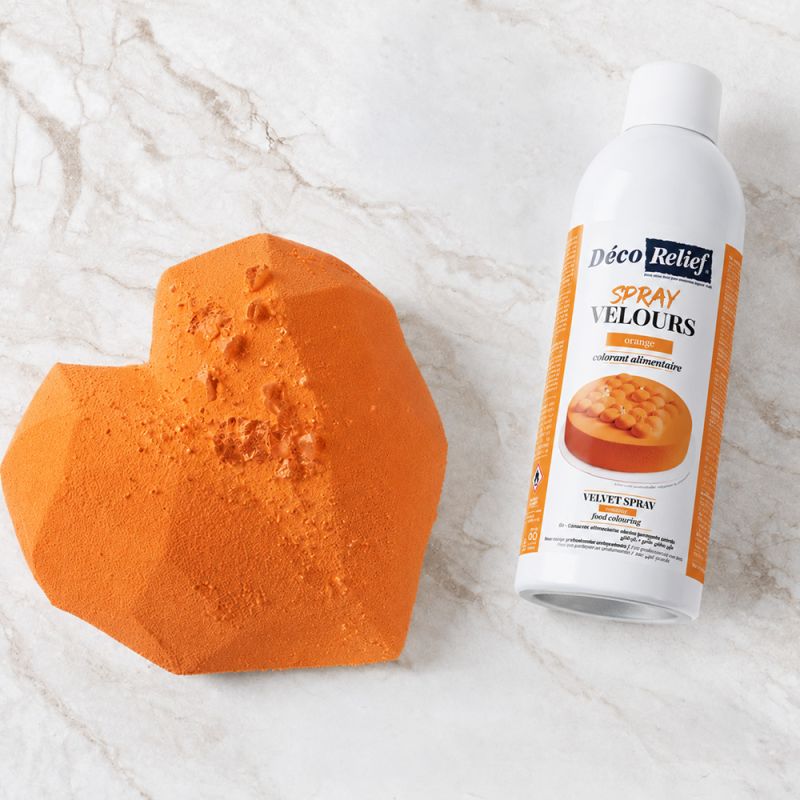 Spray velours beurre de cacao orange - 400 ml