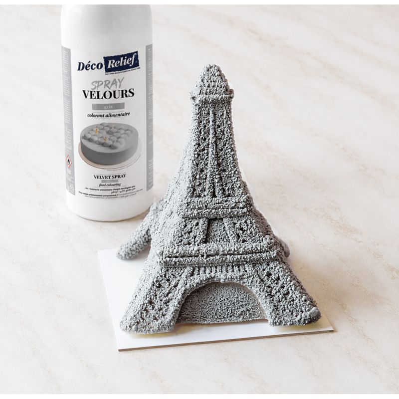 Spray velours beurre de cacao gris - 400 ml