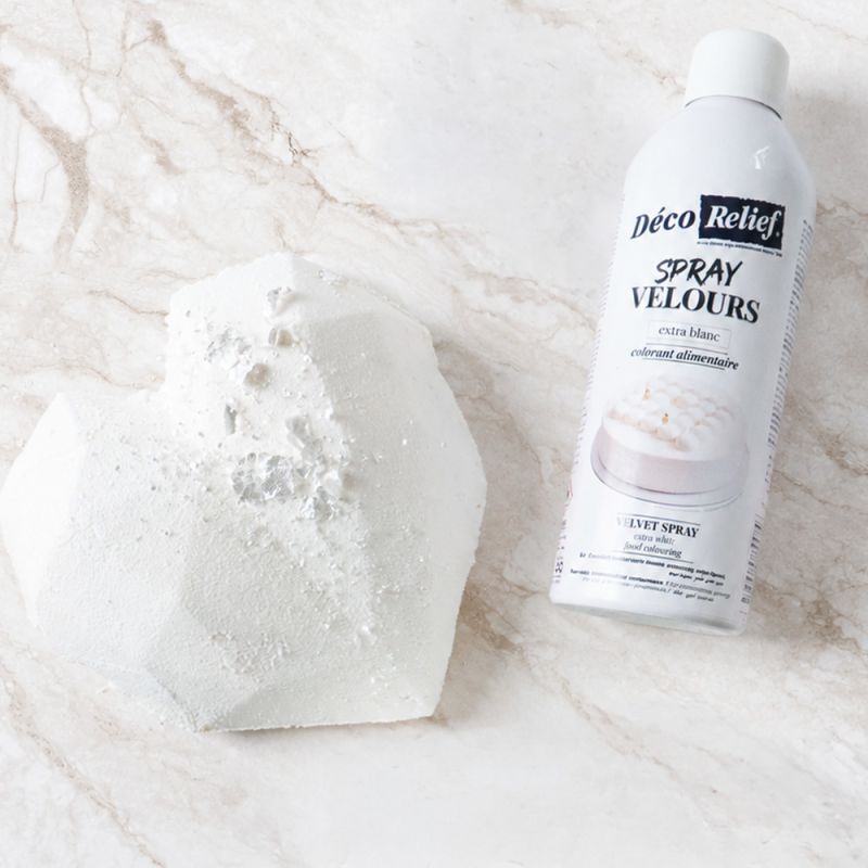 Spray velours beurre de cacao extra blanc - 400 ml