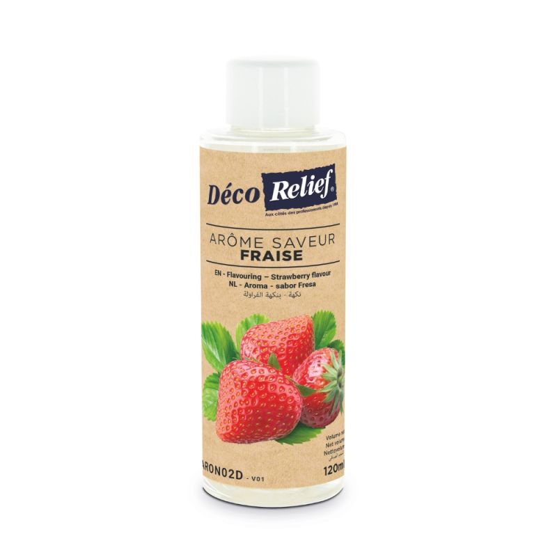 Arôme alimentaire naturel fraise - 120 ml