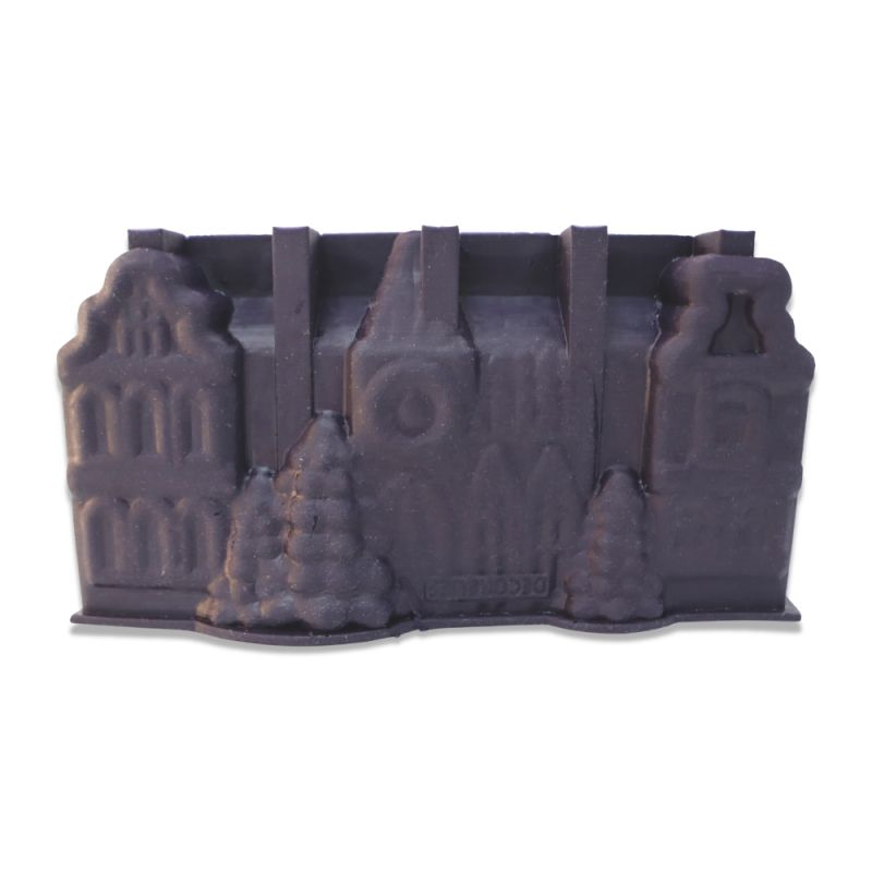 Moule silicone trompe-l'œil village de Noël XXL - 950 ml