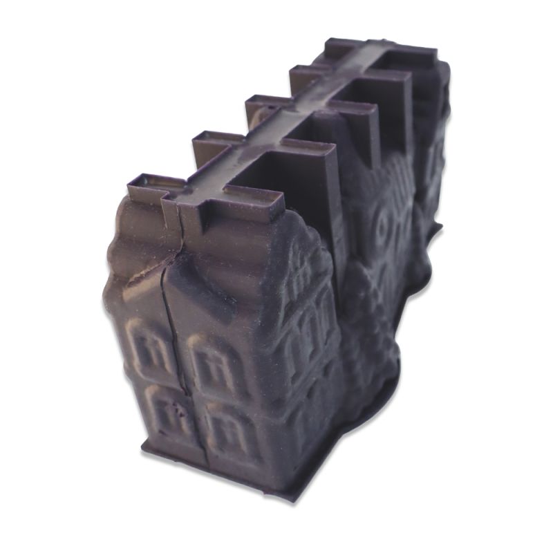 Moule silicone trompe-l'œil village de Noël XXL - 950 ml