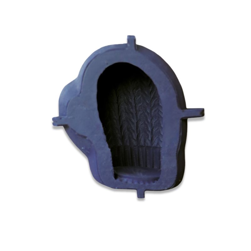 Moule silicone trompe-l'œil moufle individuel
