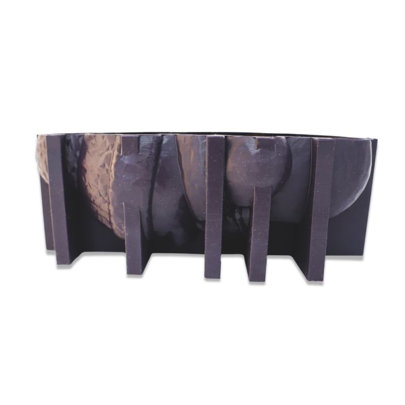Moule silicone trompe-l'œil ourson d'hiver XXL