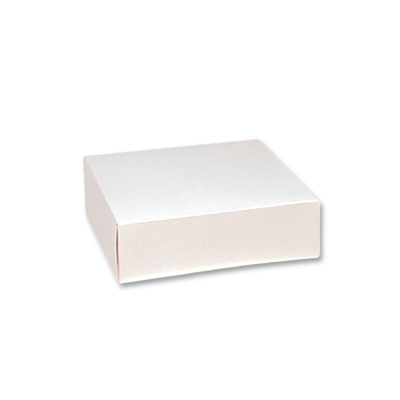 Boîte pâtissière carrée pour trompe-l'œil x5