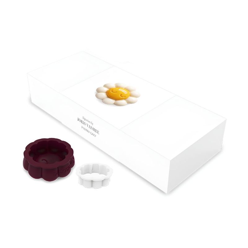 Moule silicone trompe-l’œil fleur Mellow Regular x6